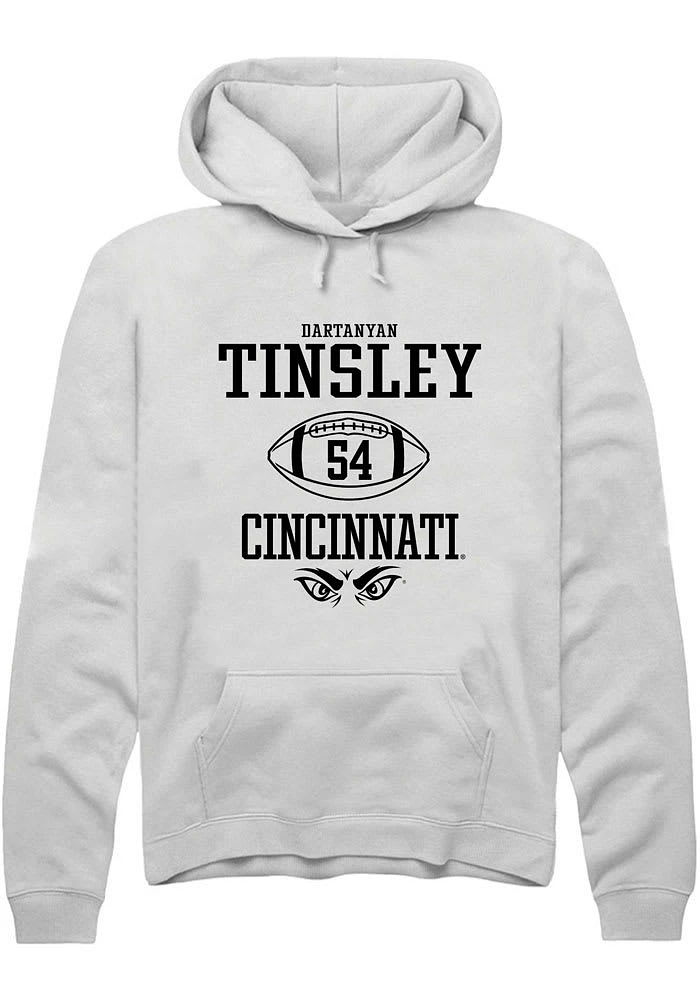 Dartanyan Tinsley Rally Cincinnati Bearcats Mens NIL Sport Icon Long Sleeve Hoodie