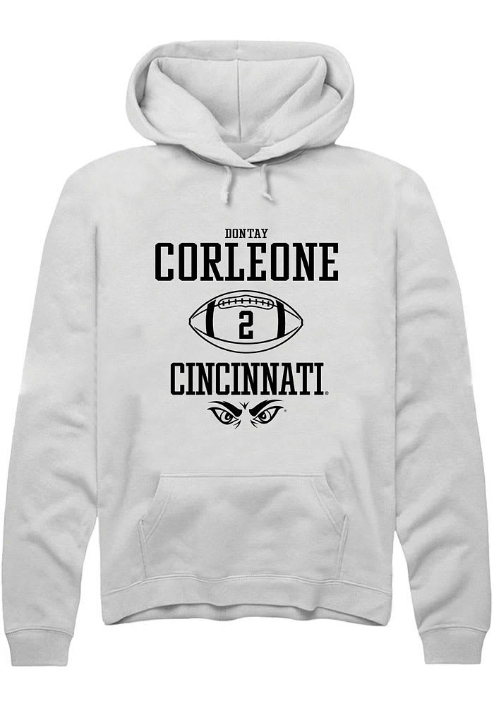 Dontay Corleone Rally Cincinnati Bearcats Mens NIL Sport Icon Long Sleeve Hoodie
