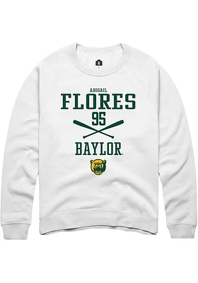 Abigail Flores Rally Baylor Bears Mens NIL Sport Icon Long Sleeve Crew Sweatshirt