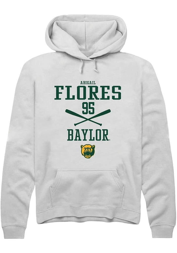 Abigail Flores Rally Baylor Bears Mens NIL Sport Icon Long Sleeve Hoodie
