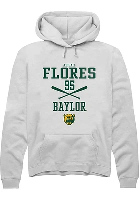 Abigail Flores Rally Baylor Bears Mens NIL Sport Icon Long Sleeve Hoodie