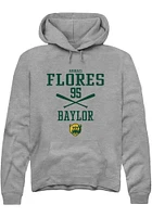 Abigail Flores  Rally Baylor Bears Mens Graphite NIL Sport Icon Long Sleeve Hoodie