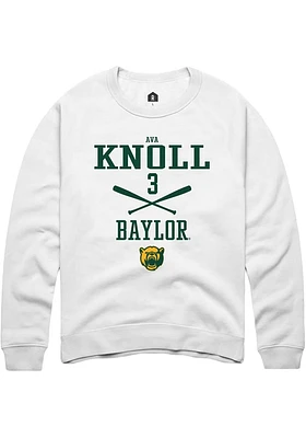 Ava Knoll Rally Baylor Bears Mens NIL Sport Icon Long Sleeve Crew Sweatshirt