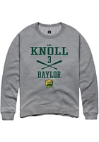 Ava Knoll  Rally Baylor Bears Mens Graphite NIL Sport Icon Long Sleeve Crew Sweatshirt