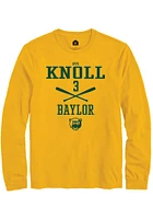 Ava Knoll  Baylor Bears Gold Rally NIL Sport Icon Long Sleeve T Shirt