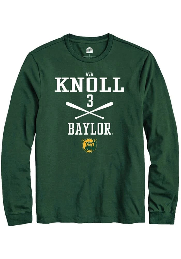 Ava Knoll Baylor Bears Rally NIL Sport Icon Long Sleeve T Shirt