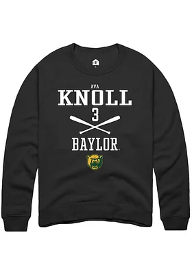 Ava Knoll Rally Baylor Bears Mens NIL Sport Icon Long Sleeve Crew Sweatshirt