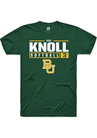 Ava Knoll  Baylor Bears Green Rally NIL Stacked Box Short Sleeve T Shirt