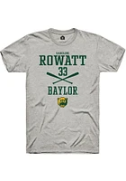 Caroline Rowatt  Baylor Bears Ash Rally NIL Sport Icon Short Sleeve T Shirt