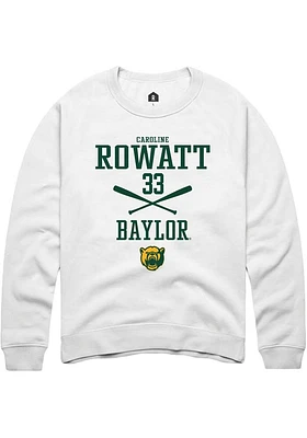 Caroline Rowatt Rally Baylor Bears Mens NIL Sport Icon Long Sleeve Crew Sweatshirt