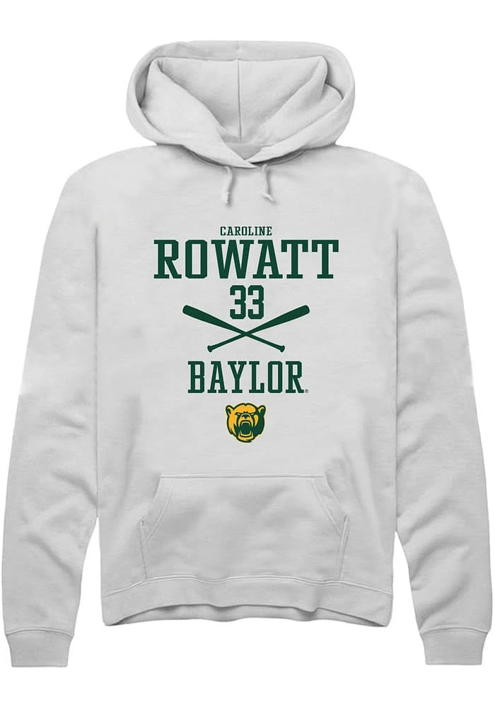 Caroline Rowatt Rally Baylor Bears Mens NIL Sport Icon Long Sleeve Hoodie