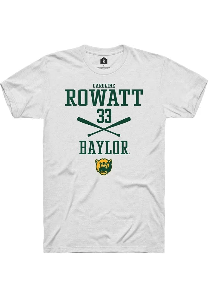 Caroline Rowatt Baylor Bears Rally NIL Sport Icon Short Sleeve T Shirt