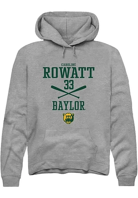 Caroline Rowatt  Rally Baylor Bears Mens Graphite NIL Sport Icon Long Sleeve Hoodie