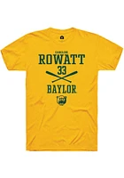 Caroline Rowatt  Baylor Bears Gold Rally NIL Sport Icon Short Sleeve T Shirt