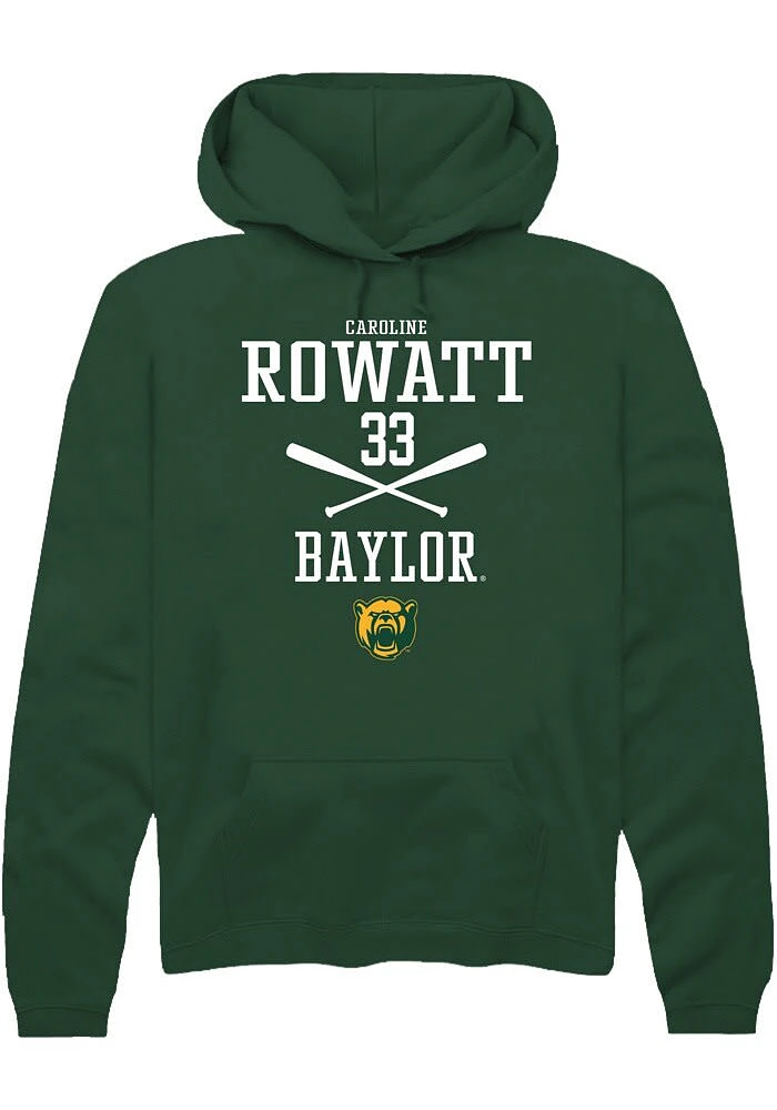 Caroline Rowatt Rally Baylor Bears Mens NIL Sport Icon Long Sleeve Hoodie