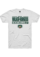 Marcel Walker-Burgess Ohio Bobcats Rally NIL Stacked Box Short Sleeve T Shirt
