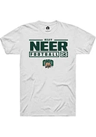 Riley Neer Ohio Bobcats Rally NIL Stacked Box Short Sleeve T Shirt