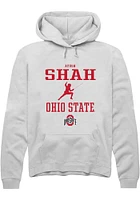 Ayush Shah Rally Ohio State Buckeyes Mens NIL Sport Icon Long Sleeve Hoodie
