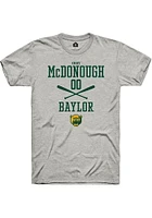 Emry McDonough  Baylor Bears Ash Rally NIL Sport Icon Short Sleeve T Shirt