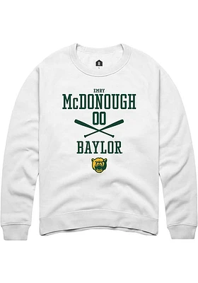 Emry McDonough Rally Baylor Bears Mens NIL Sport Icon Long Sleeve Crew Sweatshirt
