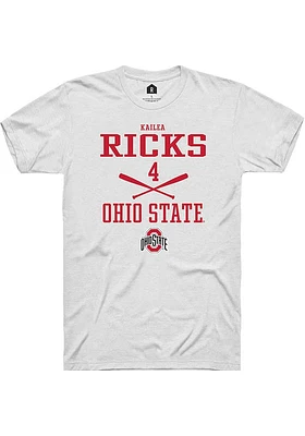 Kailea Ricks Ohio State Buckeyes Rally NIL Sport Icon Short Sleeve T Shirt
