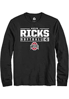 Kailea Ricks Ohio State Buckeyes Rally NIL Stacked Box Long Sleeve T Shirt