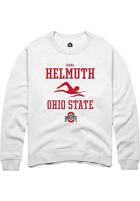 Karl Helmuth Rally Ohio State Buckeyes Mens NIL Sport Icon Long Sleeve Crew Sweatshirt