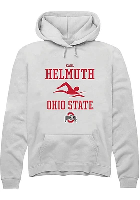 Karl Helmuth Rally Ohio State Buckeyes Mens NIL Sport Icon Long Sleeve Hoodie