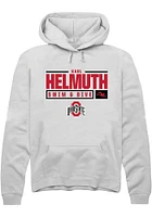 Karl Helmuth Rally Ohio State Buckeyes Mens NIL Stacked Box Long Sleeve Hoodie