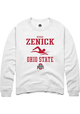 KitKat Zenick Rally Ohio State Buckeyes Mens NIL Sport Icon Long Sleeve Crew Sweatshirt