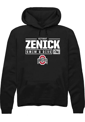 KitKat Zenick Rally Ohio State Buckeyes Mens NIL Stacked Box Long Sleeve Hoodie