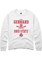 Layna Gerhard Rally Ohio State Buckeyes Mens NIL Sport Icon Long Sleeve Crew Sweatshirt