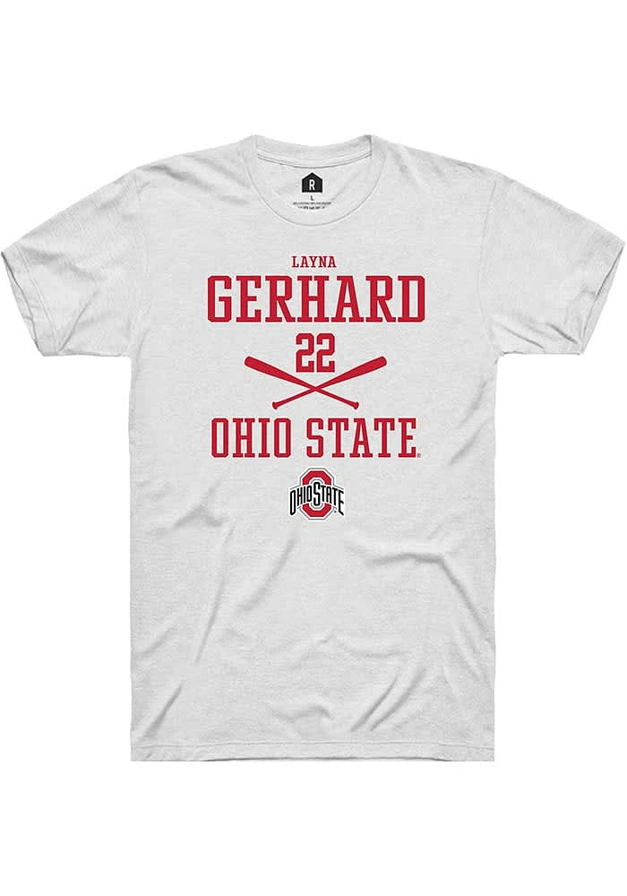 Layna Gerhard Ohio State Buckeyes Rally NIL Sport Icon Short Sleeve T Shirt