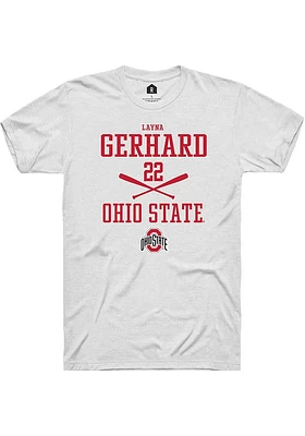Layna Gerhard Ohio State Buckeyes Rally NIL Sport Icon Short Sleeve T Shirt
