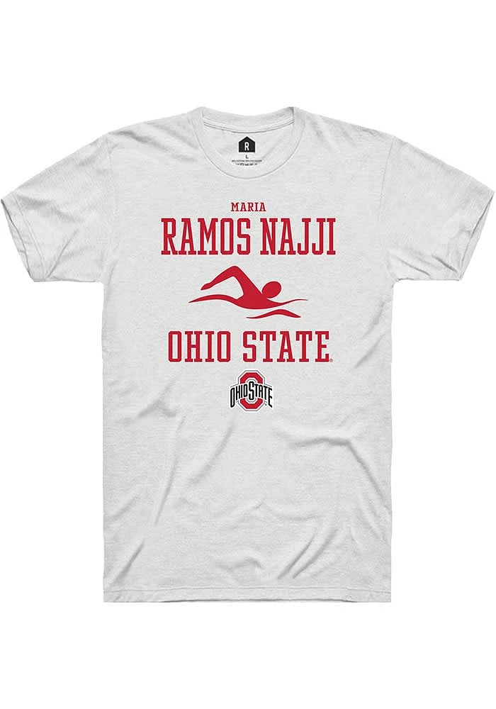 Maria Ramos Najji Ohio State Buckeyes Rally NIL Sport Icon Short Sleeve T Shirt