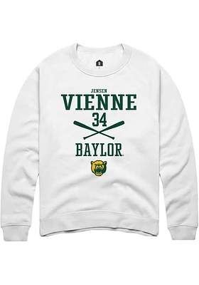 Jensen Vienne Rally Baylor Bears Mens NIL Sport Icon Long Sleeve Crew Sweatshirt