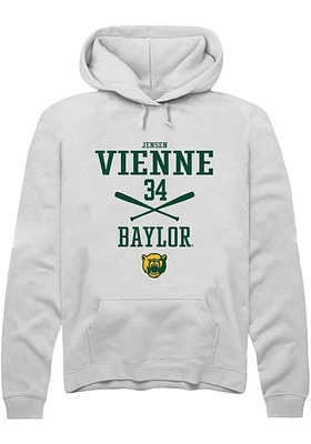 Jensen Vienne Rally Baylor Bears Mens NIL Sport Icon Long Sleeve Hoodie