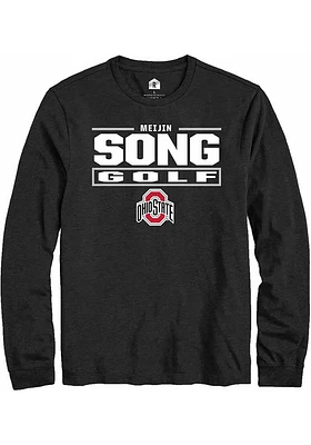 Meijin Song Ohio State Buckeyes Rally NIL Stacked Box Long Sleeve T Shirt