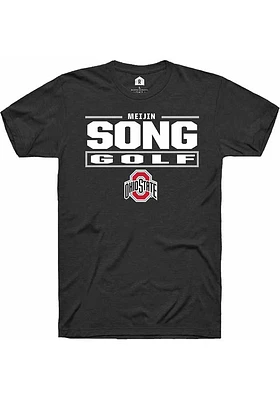 Meijin Song Ohio State Buckeyes Rally NIL Stacked Box Short Sleeve T Shirt