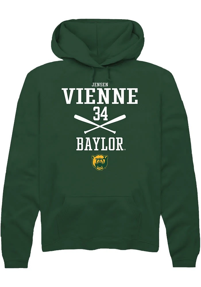Jensen Vienne Rally Baylor Bears Mens NIL Sport Icon Long Sleeve Hoodie
