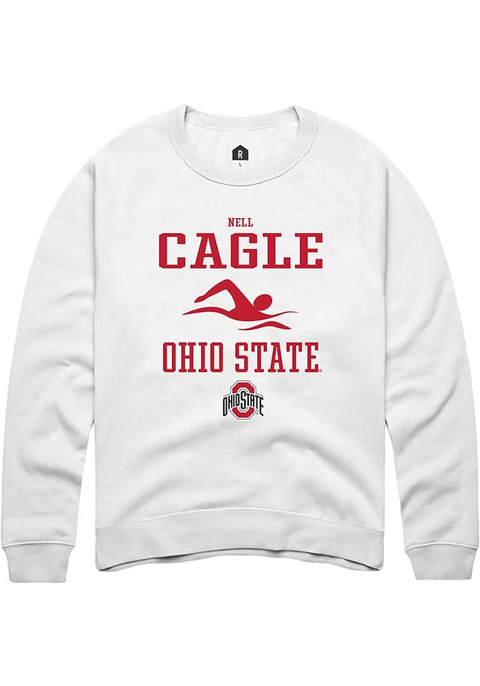 Nell Cagle Rally Ohio State Buckeyes Mens NIL Sport Icon Long Sleeve Crew Sweatshirt