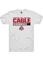 Nell Cagle Ohio State Buckeyes Rally NIL Stacked Box Short Sleeve T Shirt