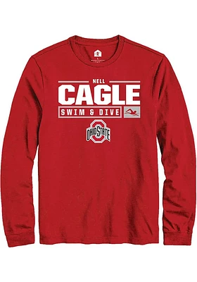Nell Cagle Ohio State Buckeyes Rally NIL Stacked Box Long Sleeve T Shirt