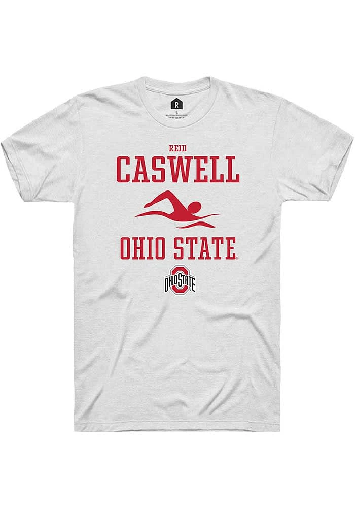 Reid Caswell Ohio State Buckeyes Rally NIL Sport Icon Short Sleeve T Shirt