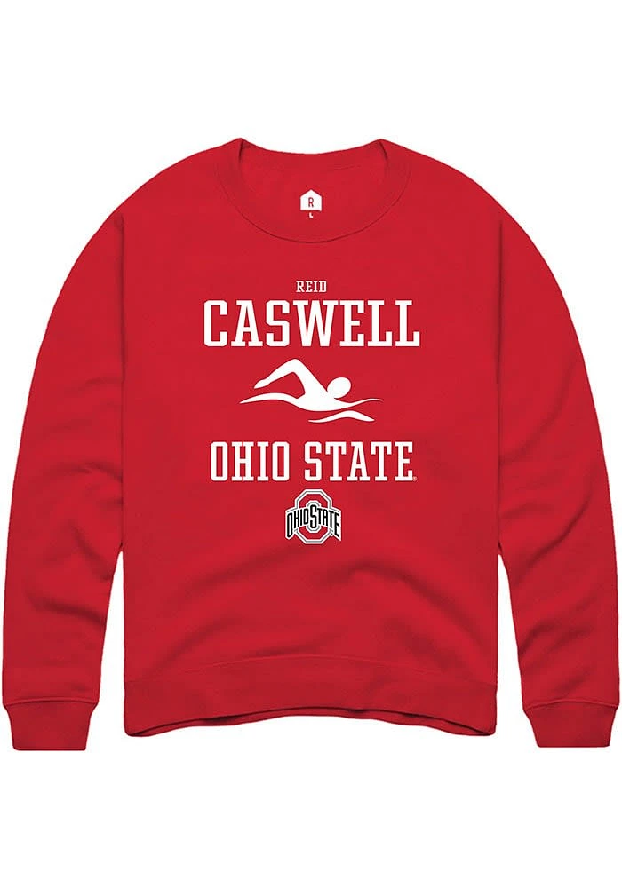 Reid Caswell Rally Ohio State Buckeyes Mens NIL Sport Icon Long Sleeve Crew Sweatshirt