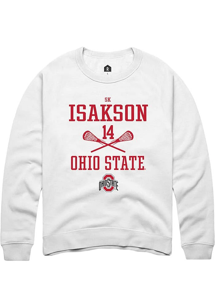 SK Isakson Rally Ohio State Buckeyes Mens NIL Sport Icon Long Sleeve Crew Sweatshirt