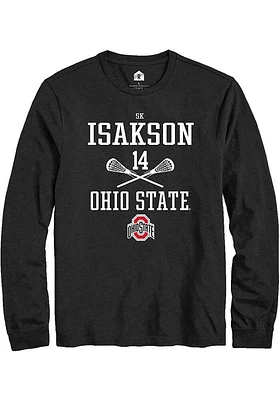 SK Isakson Ohio State Buckeyes Rally NIL Sport Icon Long Sleeve T Shirt