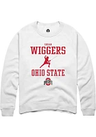 Susan Wiggers Rally Ohio State Buckeyes Mens NIL Sport Icon Long Sleeve Crew Sweatshirt