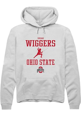 Susan Wiggers Rally Ohio State Buckeyes Mens NIL Sport Icon Long Sleeve Hoodie