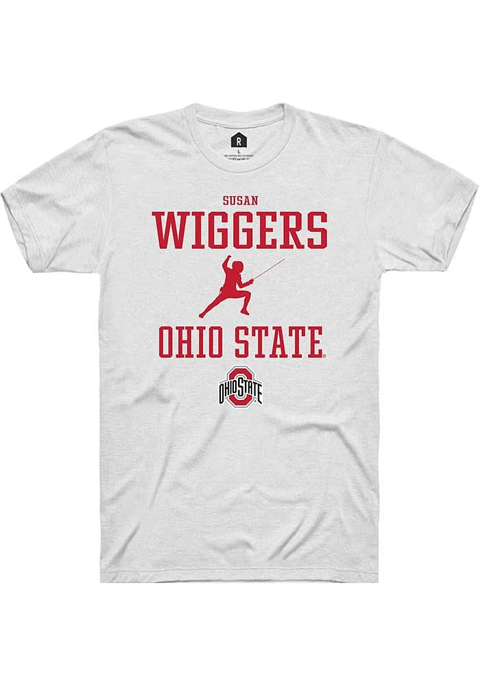 Susan Wiggers Ohio State Buckeyes Rally NIL Sport Icon Short Sleeve T Shirt